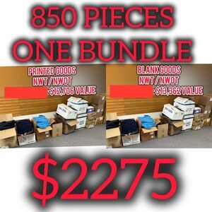 🔥HUGE WHOLESALE LOT NWT/ NWOT- OVER 900 pieces. Retail $26,000